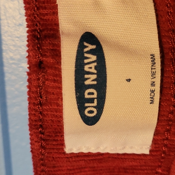 Old navy deep red corduroy mini skirt - Picture 2 of 3